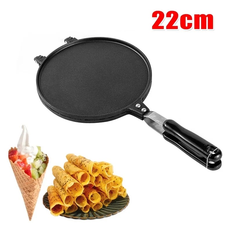 Egg Waffle Pan - 22Cm Cuộn Trứng Máy Làm Bánh