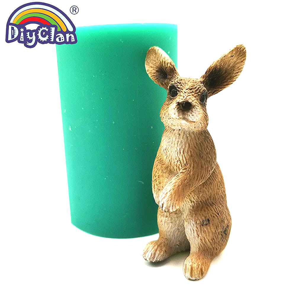 3D Mô Phỏng Thỏ Khuôn Silicon  - đánh giá và giá Bunny Cake Mold