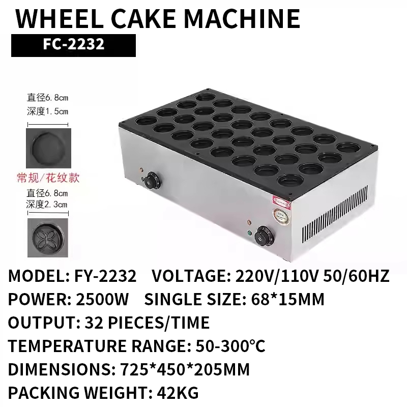 Wheel Cake Machine Commercial  - đánh giá và giá Egg Waffle Pan