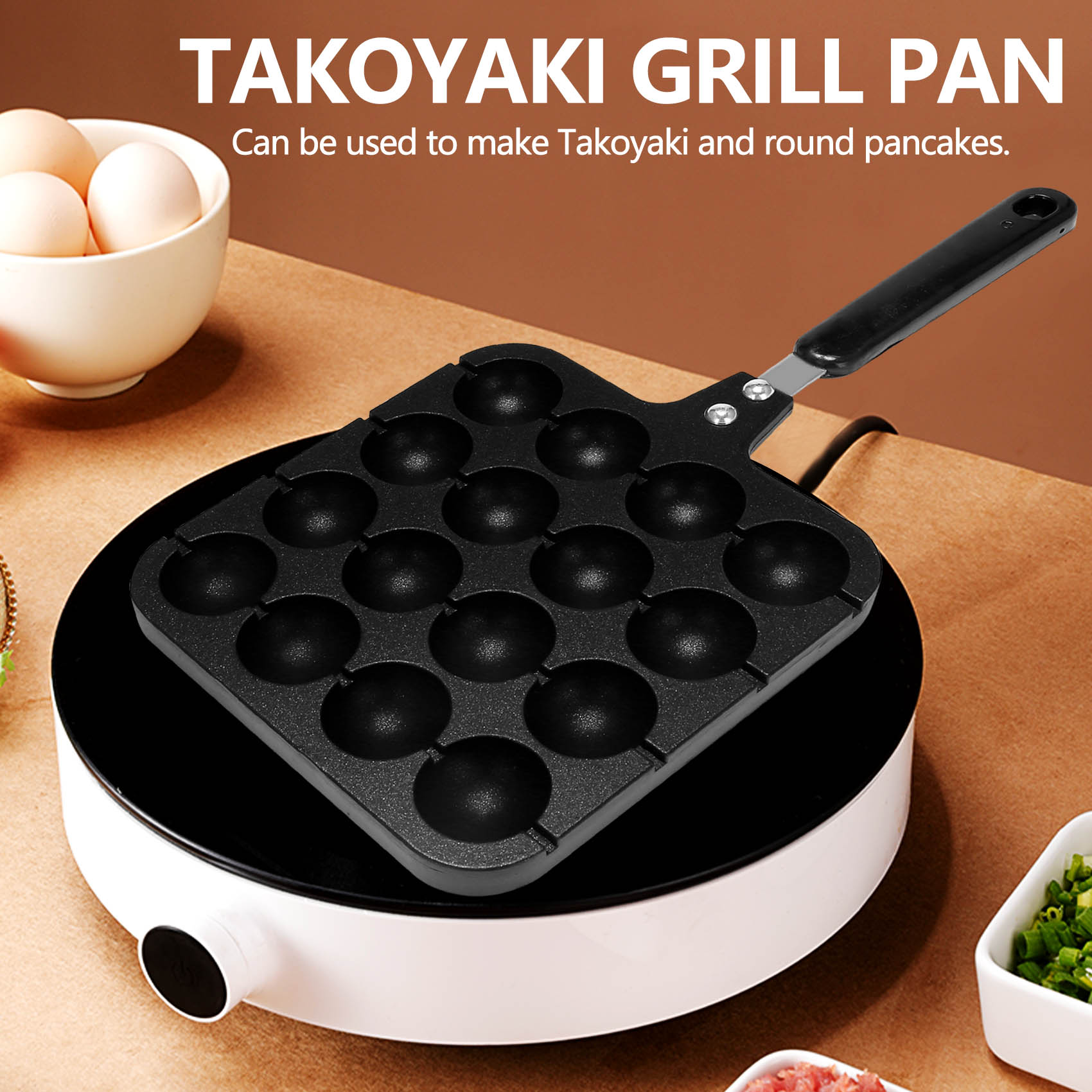 16 Holes Aluminum Takoyaki Mak - đánh giá và giá Takoyaki Grill Plate
