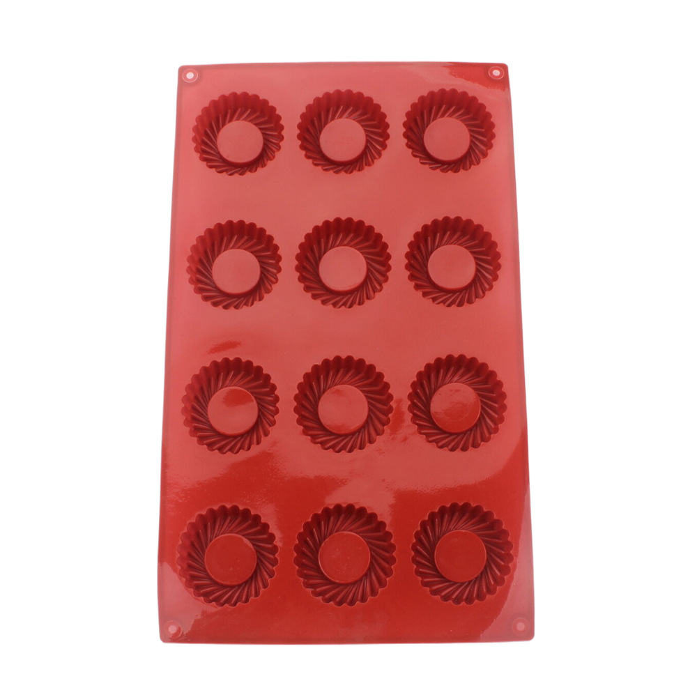 12 Holes Circular Vortex Shape - đánh giá và giá Donut Mold Silicone