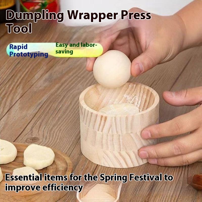 1 Set Wooden Dumpling Maker -  - đánh giá và giá Dumpling Press Set