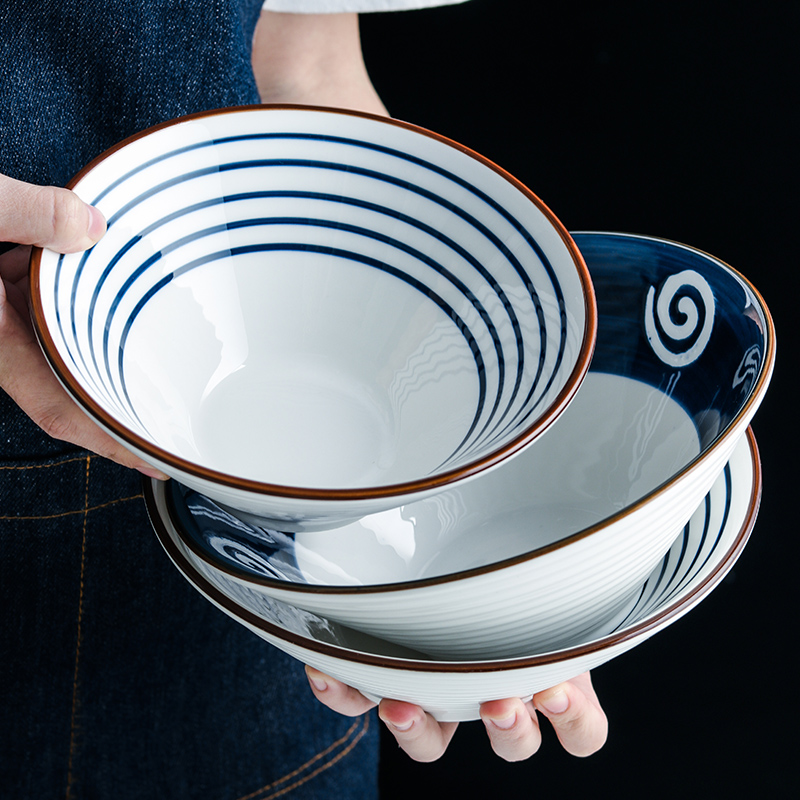 1200ML Ceramic Ramen Bowl Japa - đánh giá và giá Dim Sum Basket