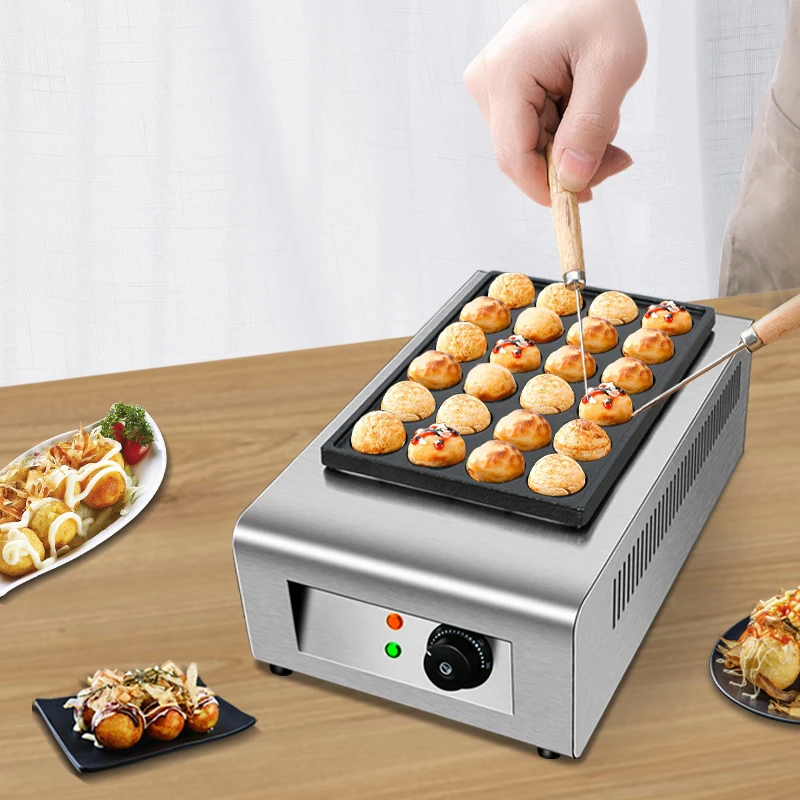 Commercial Big Power Electric  - đánh giá và giá Takoyaki Grill Plate