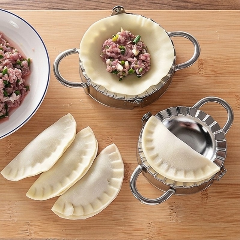Steel Stainless Dumpling Maker - đánh giá và giá Dumpling Press Set