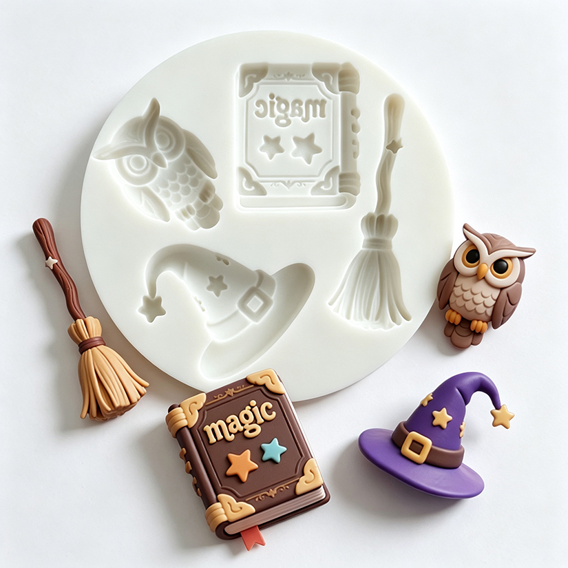 Magic Book Owl Silicone Sugarc - đánh giá và giá Bunny Cake Mold