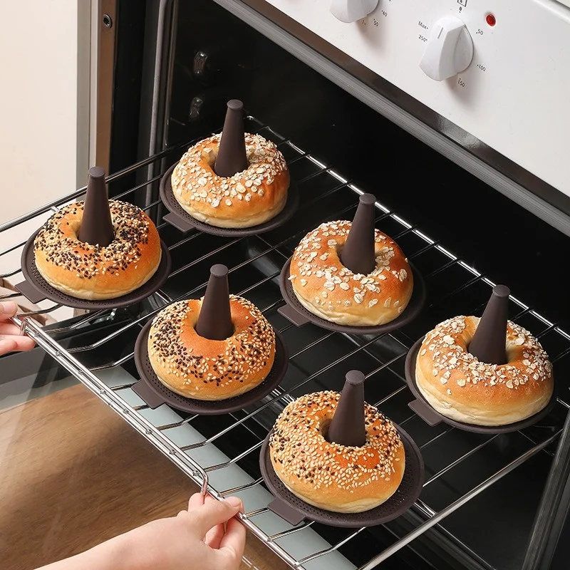 6Pcs Baking Mold Bread Donut P - đánh giá và giá Donut Mold Silicone