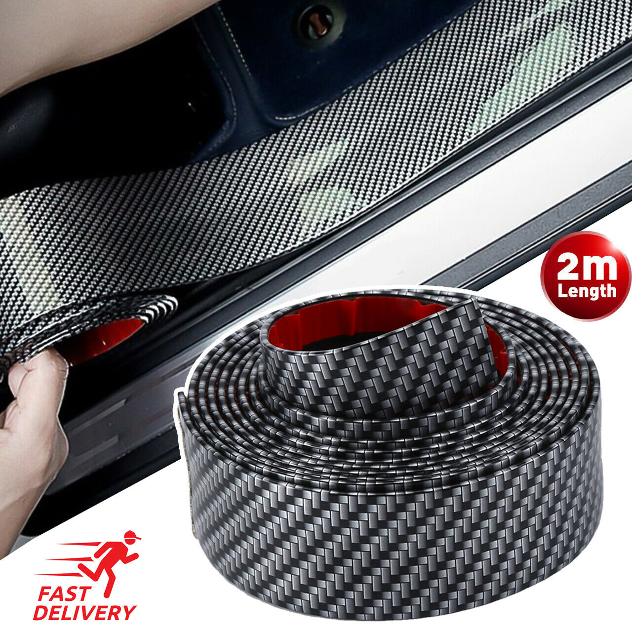 2M Xe Ô Tô Chống Xước Gắn Cửa  - đánh giá và giá Crepe Pan Carbon
