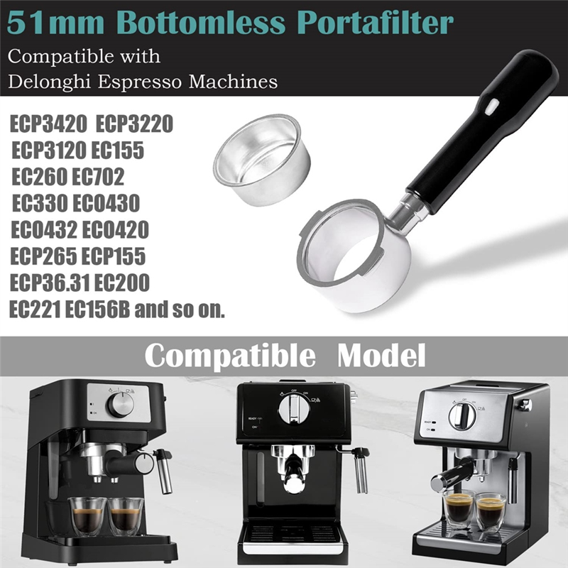 AA86 51Mm Bottomless Portafilt - đánh giá và giá Delonghi Espresso Ecp3420