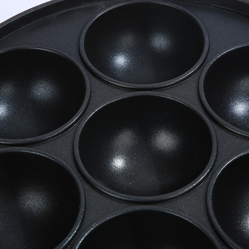 7 Hole Cake Cooking Pan Cast I - đánh giá và giá Egg Waffle Pan