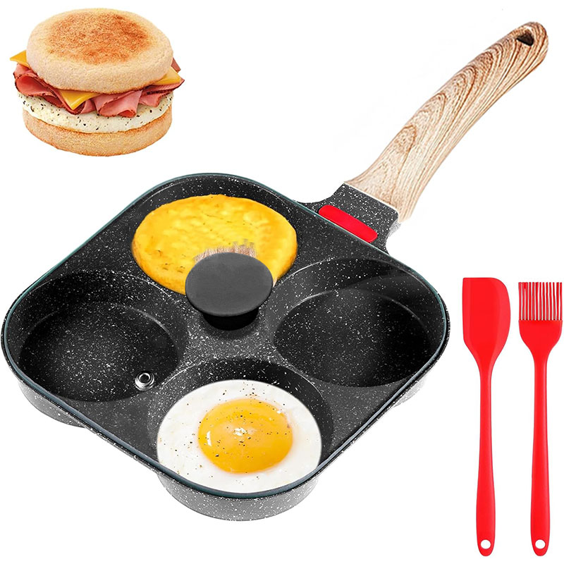 Deepened Egg Frying Pan with L - đánh giá và giá Mini Pancake Griddle