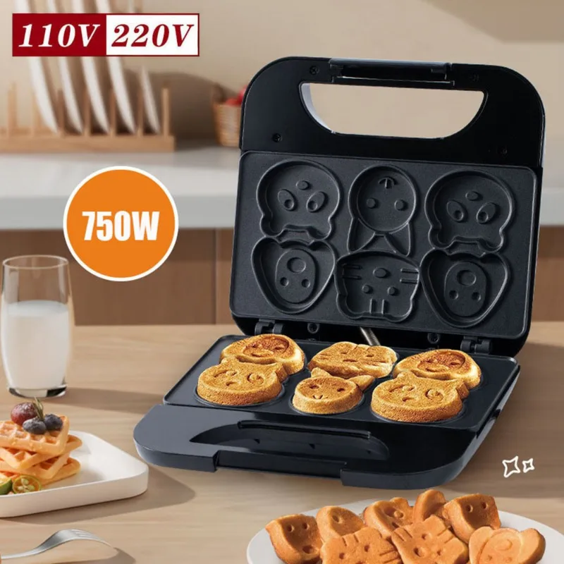 Household Cartoon Biscuit Mach - đánh giá và giá Mini Pancake Griddle