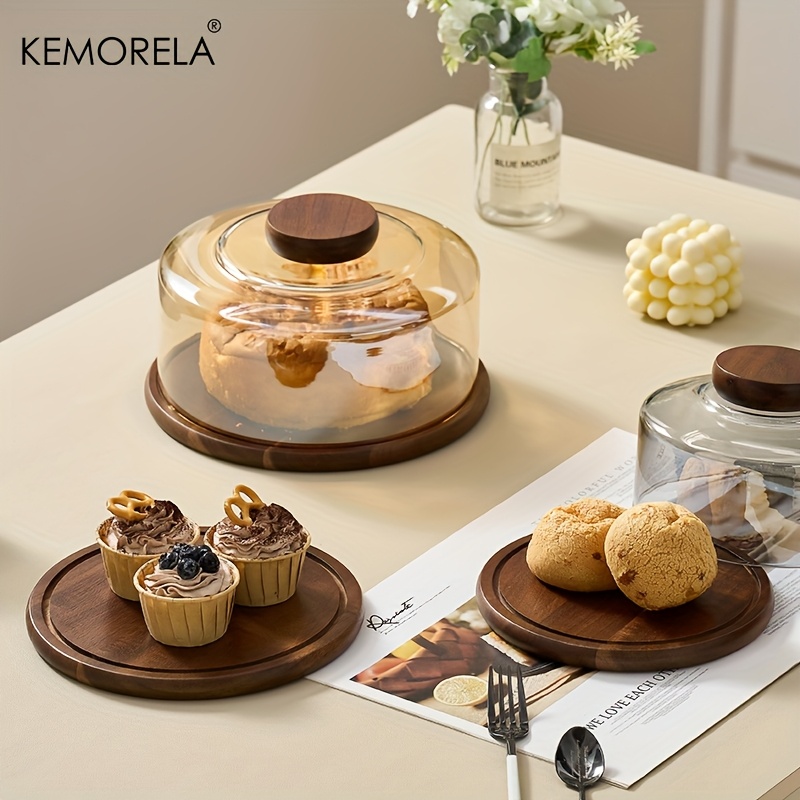 1PCS Round Wooden Cake Stand w - đánh giá và giá Dim Sum Basket